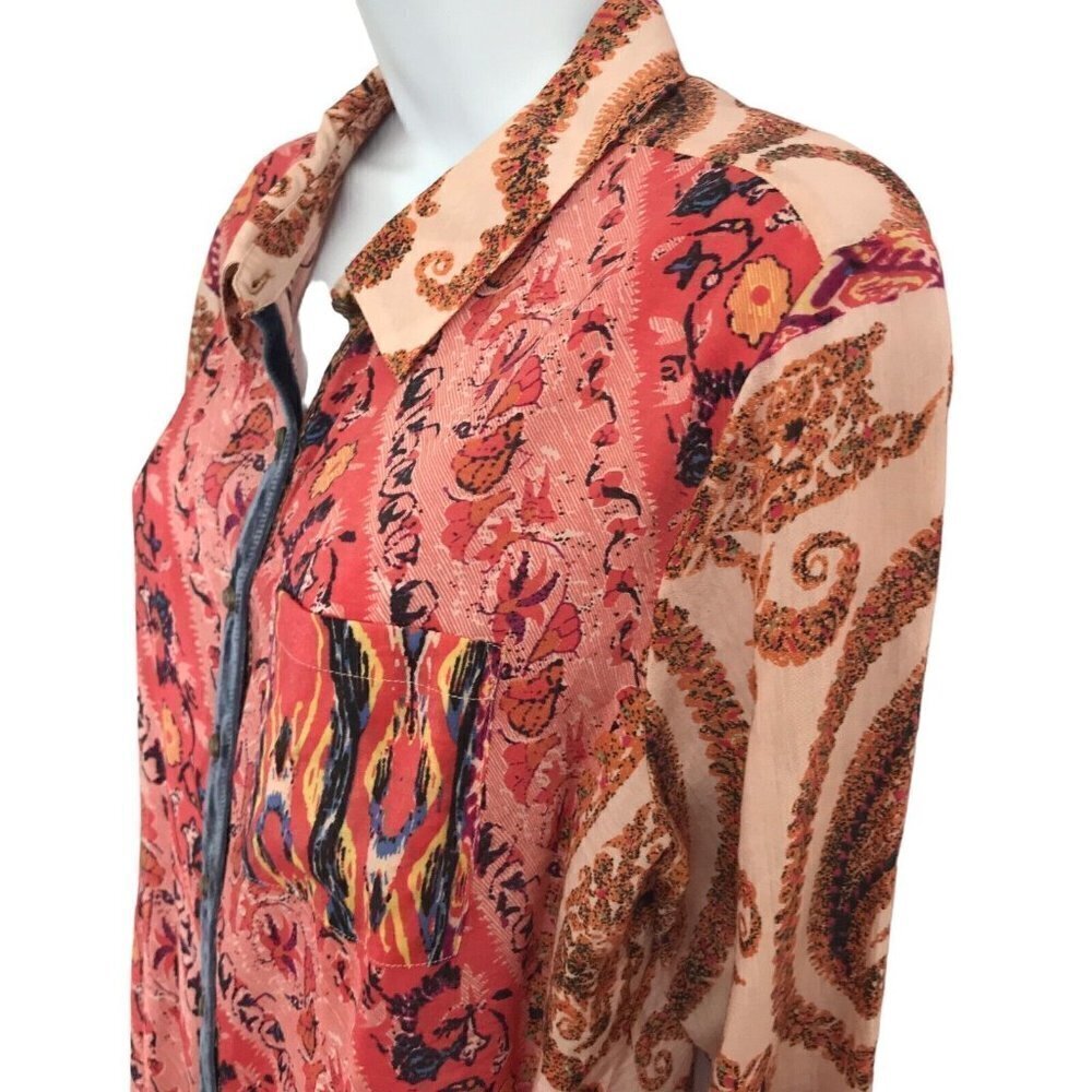 Soft Surrounding Brynn Medium Button Tunic Shirt … - image 7